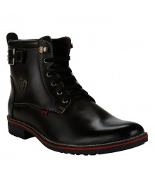 Le Costa Black Boot Shoes for Men - LCL0057